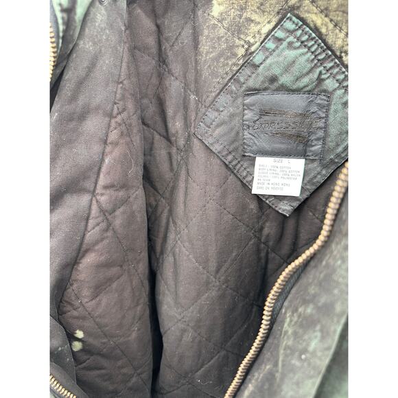 Expressions Jacket Women LARGE Green Acid Washed Full Zip Long Sleeve Bomber - Picture 8 of 10